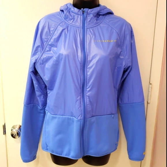 Nike Jackets & Blazers - EUC NIKE Livestrong windbreaker therm fit jacket